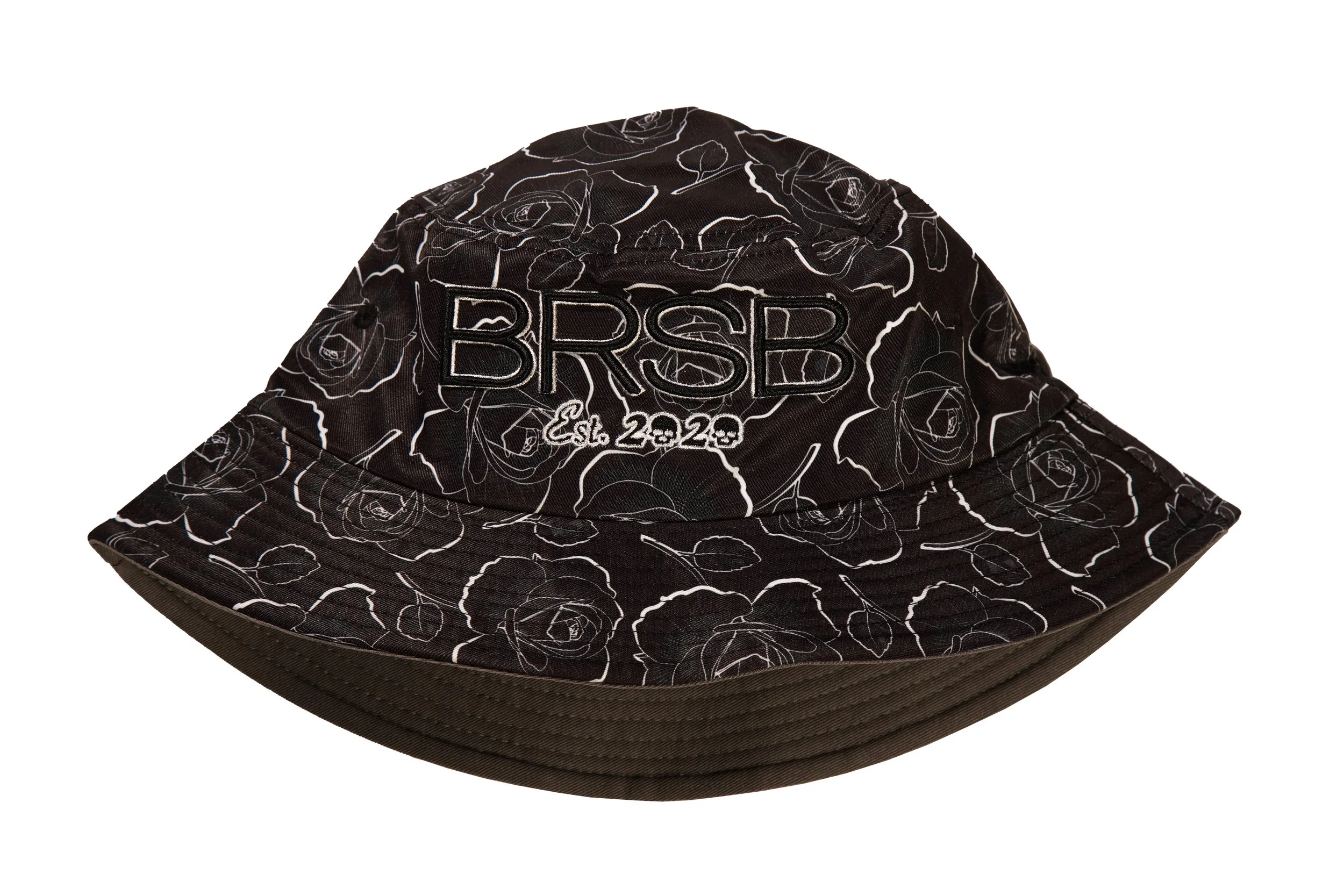TNRCN REVERSIBLE BUCKET HAT BLACK ラフロッグ Roses Reversible Bucket Hat — Black Rose Sk8boards